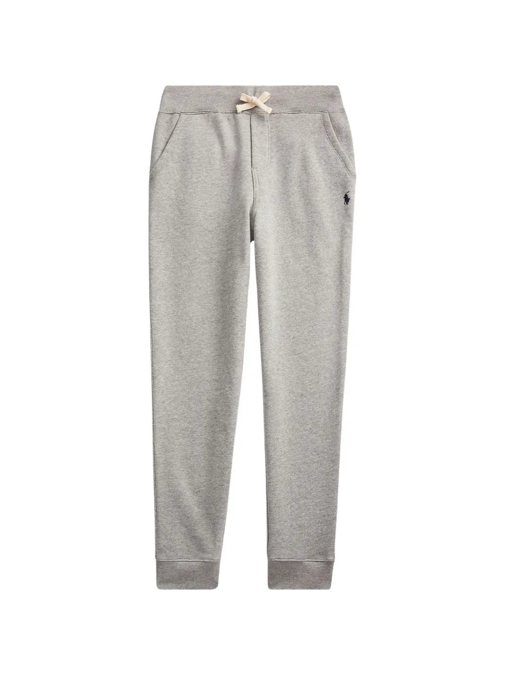 POLO RALPH LAUREN KIDS logo-embroidered sweatpants - Grigio