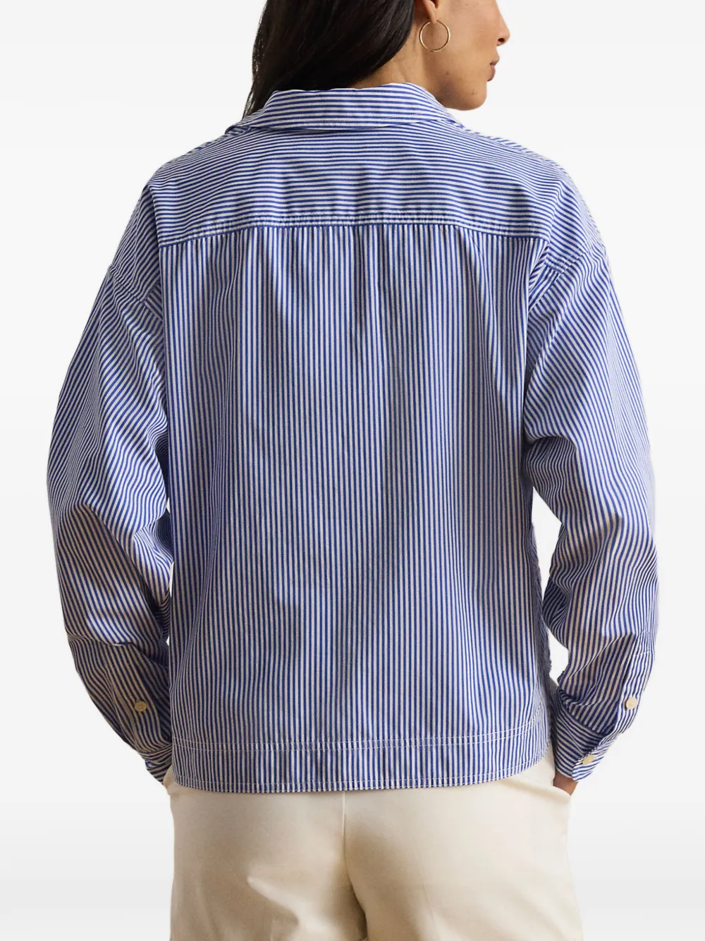 Lauren Ralph Lauren Gestreept overhemd Blauw