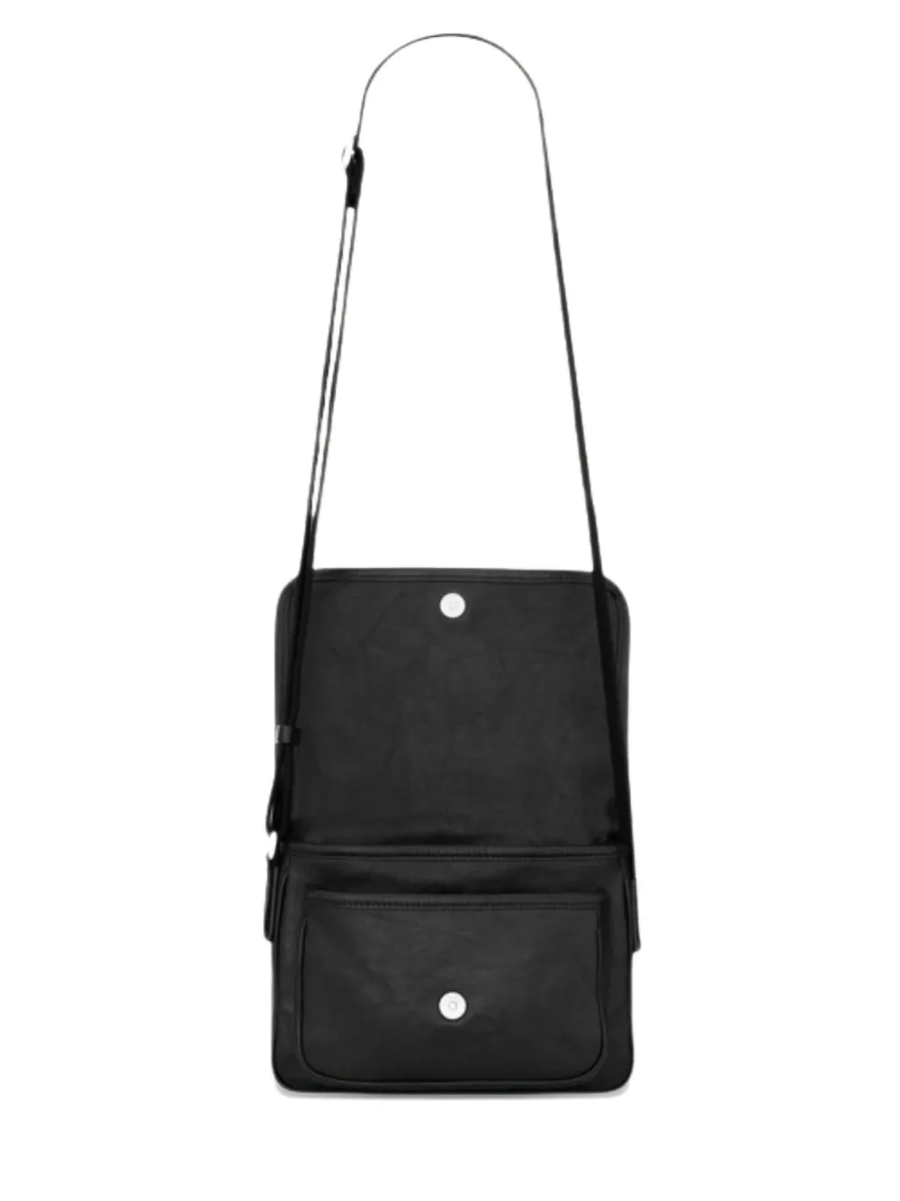 Saint Laurent Leren schoudertas Zwart