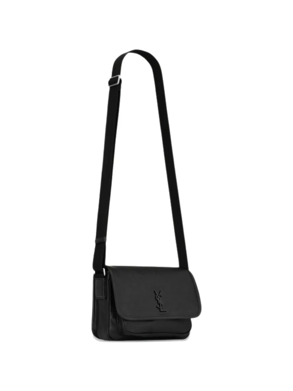  Saint Laurent Leather Shoulder Bag - Black 