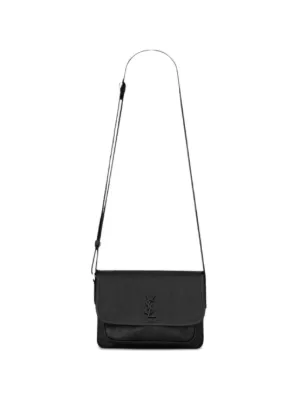 Saint Laurent ストラップディテール ショルダーバッグ | ブラック