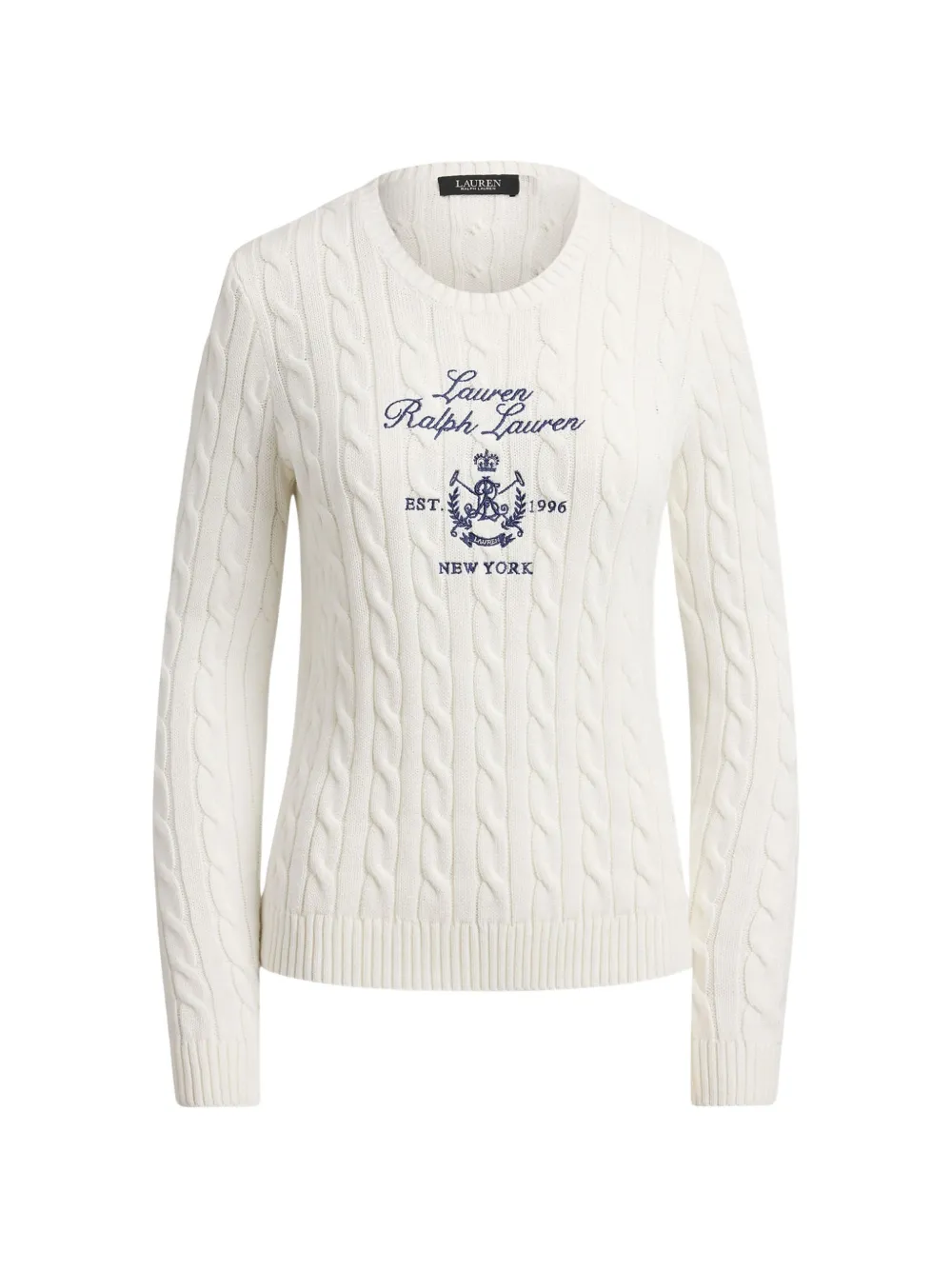 Lauren Ralph Lauren cable-knit sweater - Bianco