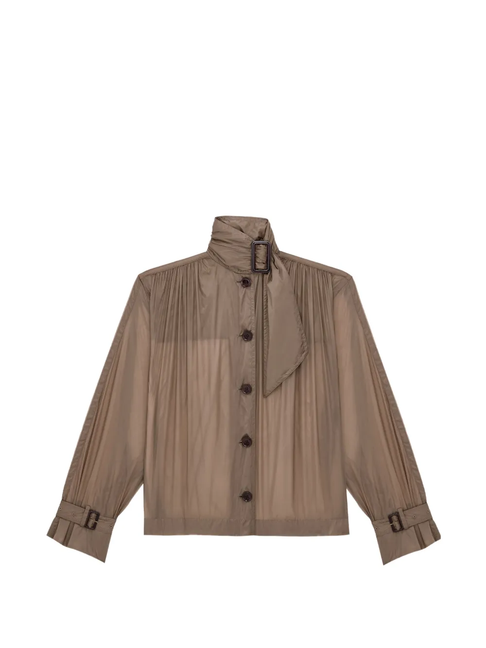 Saint Laurent button-up blouse - Brown