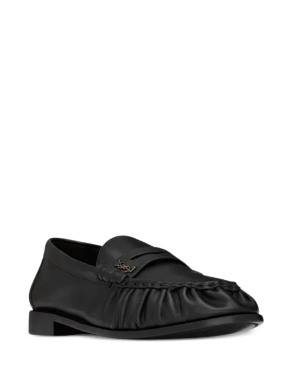 Saint Laurent ペニー ローファー | ブラック | FARFETCH JP