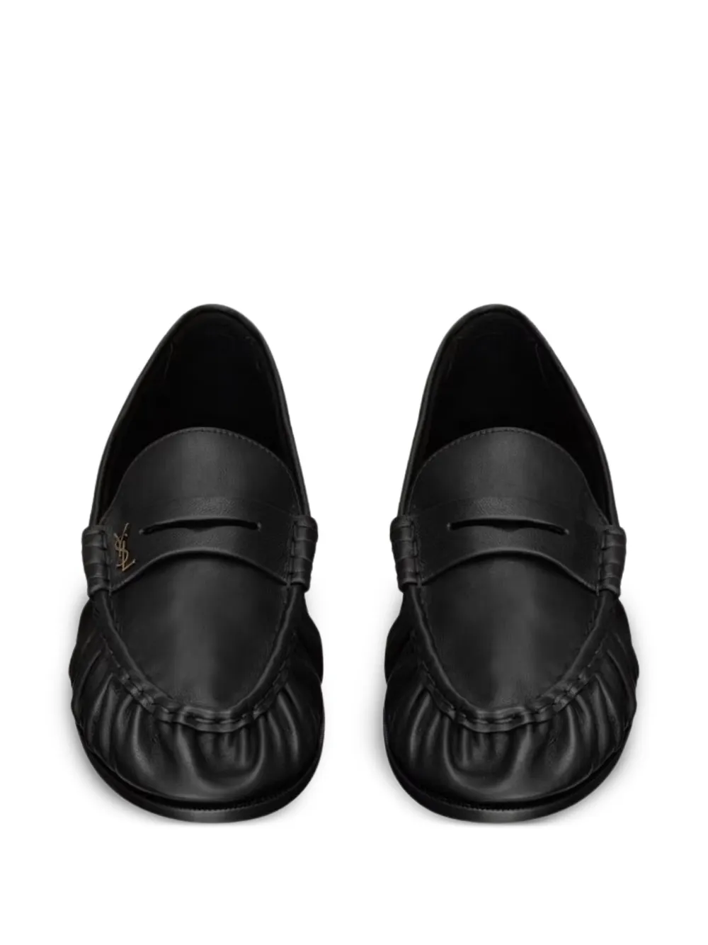 Saint Laurent Penny-strap Loafers - Black 