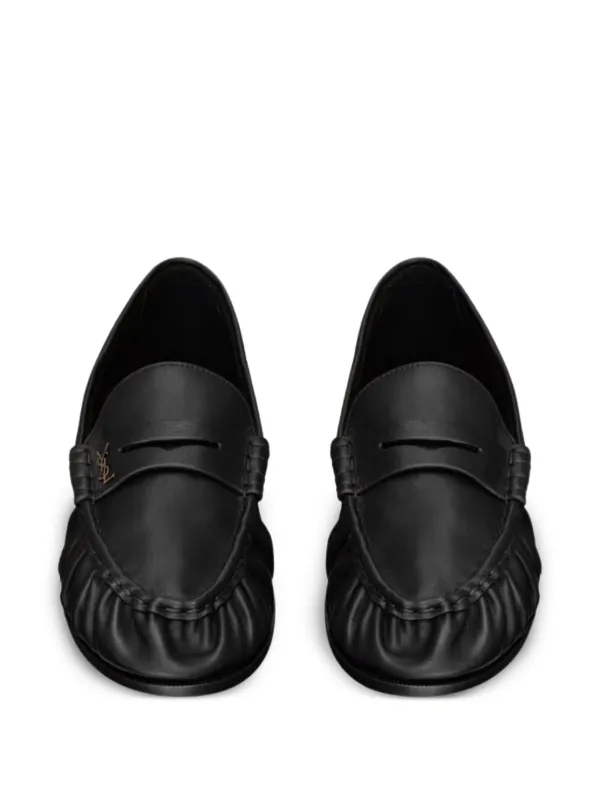 Saint Laurent ペニー ローファー | ブラック | FARFETCH JP