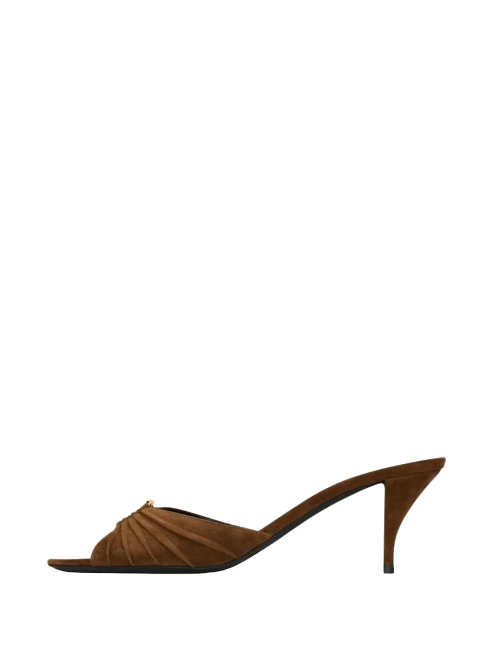 Saint Laurent Babylone Cassandre sandalen Bruin