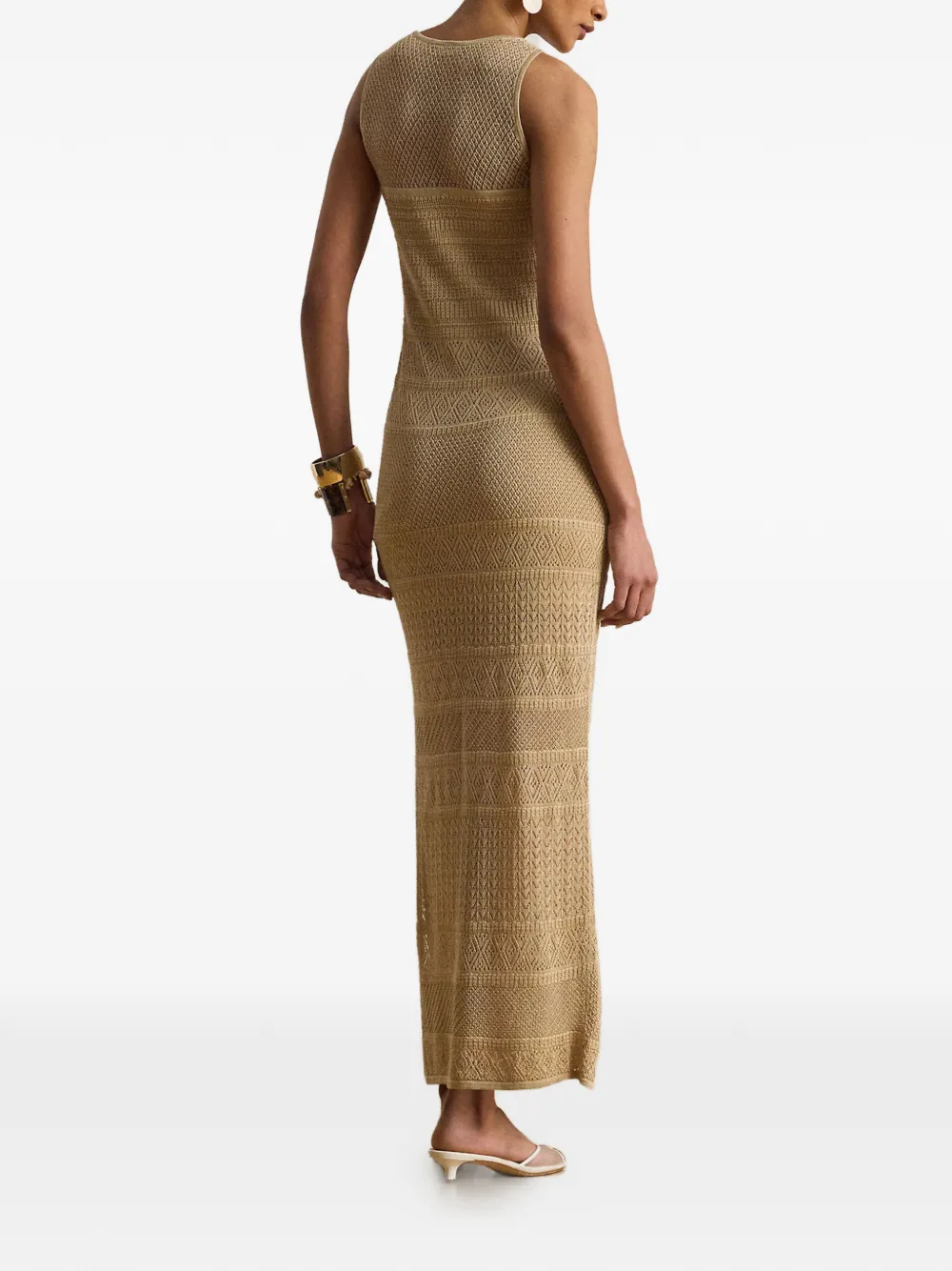 Lauren Ralph Lauren Gebreide jurk Beige