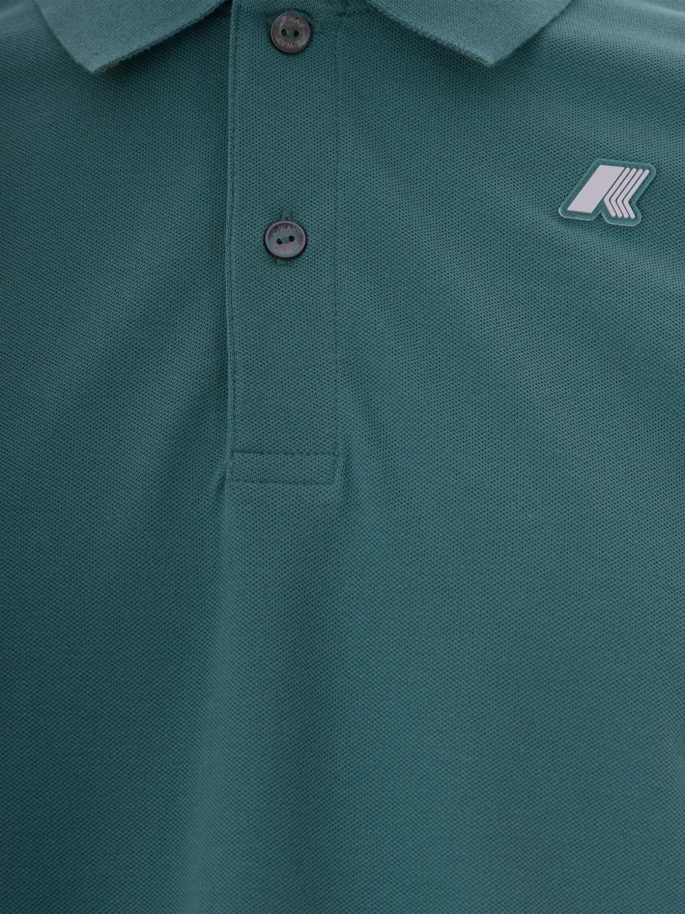  K-way Logo-patch Polo Shirt - Green 