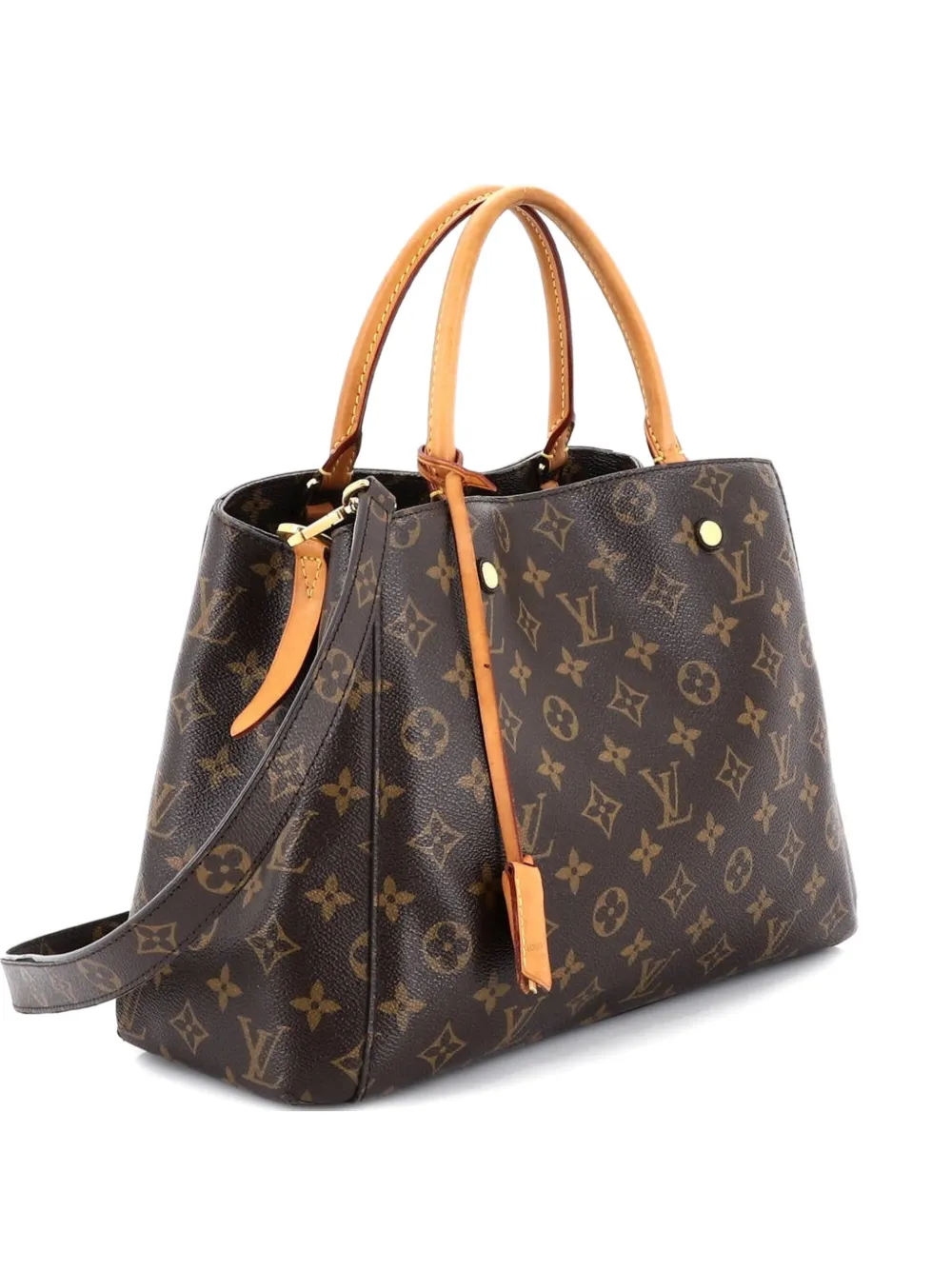 Louis Vuitton Pre-Owned Montaigne Handbag Monogram Canvas MM tote bag - Marrone