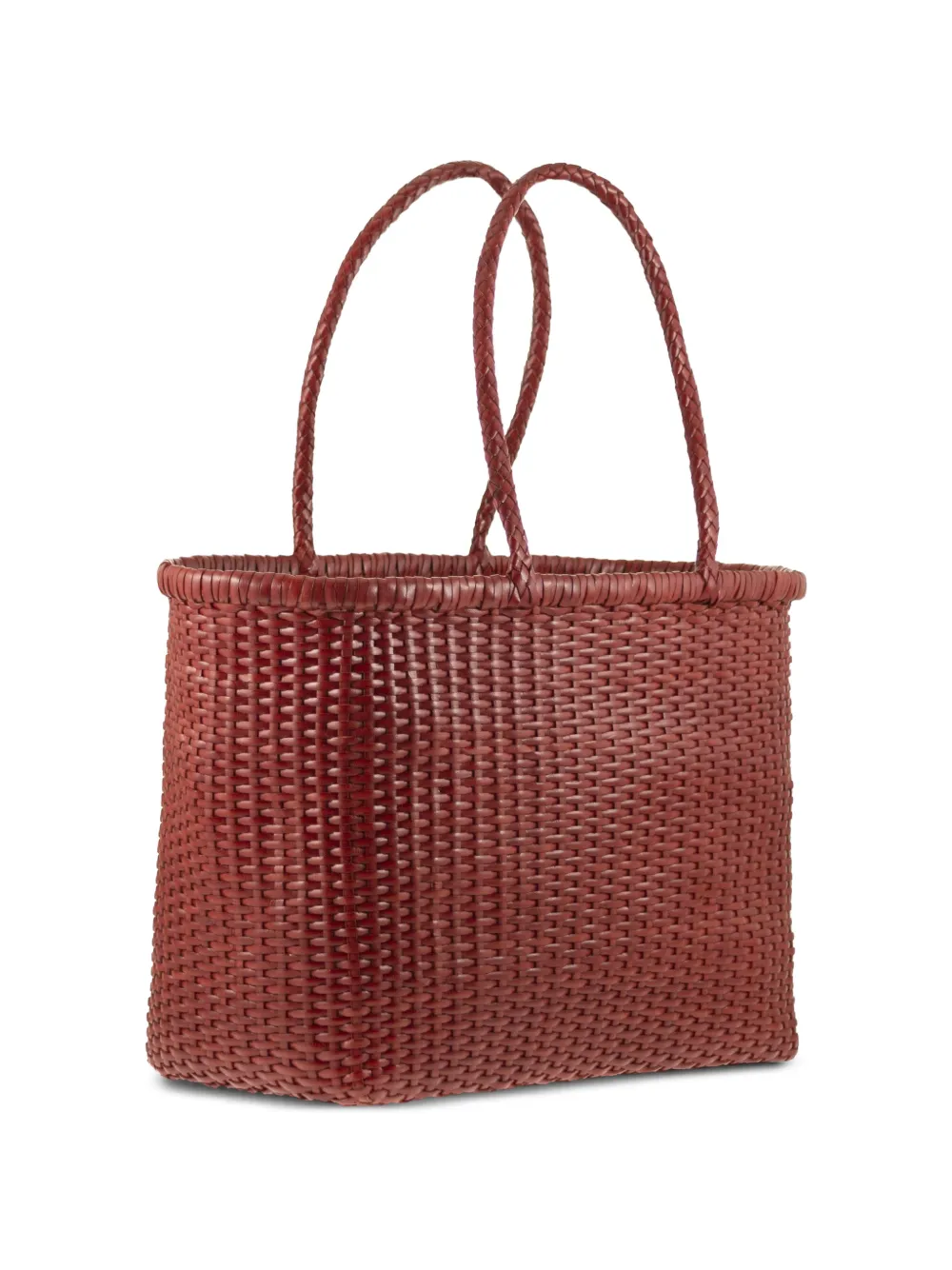  Dragon Diffusion Weave Woven-design Shoulder Bag - Red 