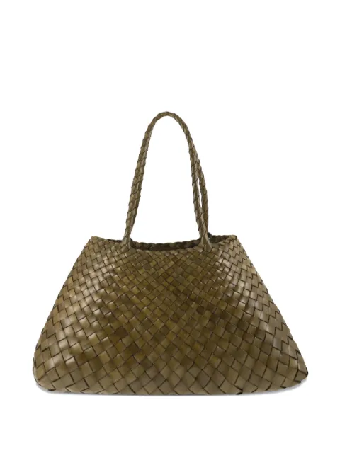 DRAGON DIFFUSION big Santa Croce woven-design shoulder bag