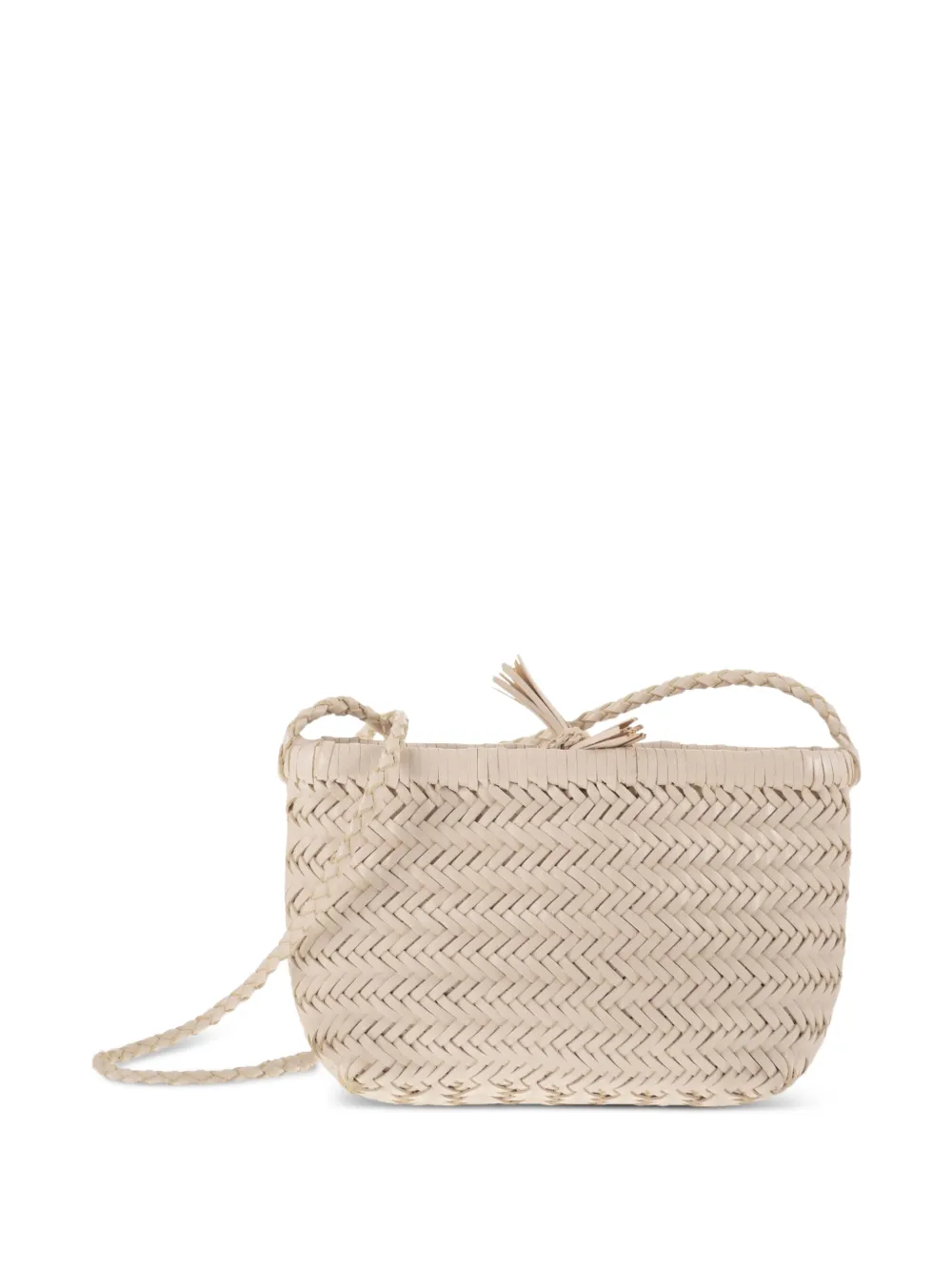 Dragon Minsu leather shoulder bag - Toni neutri