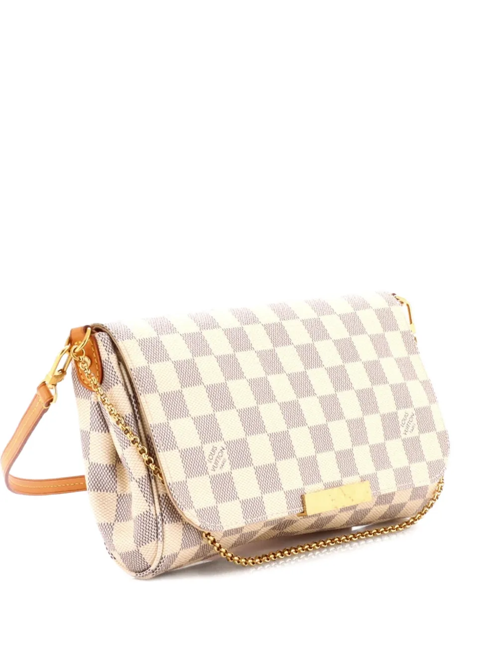 Louis Vuitton Pre-Owned Favorite Handbag Damier MM crossbody bag - Bianco
