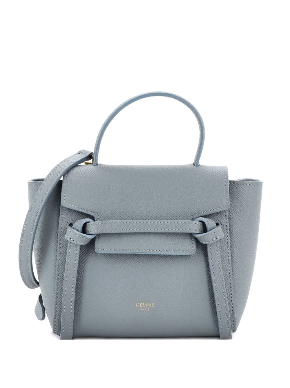 Celine Pre-Owned Belt Bag Textured Leather Pico shoulder bag - Blu