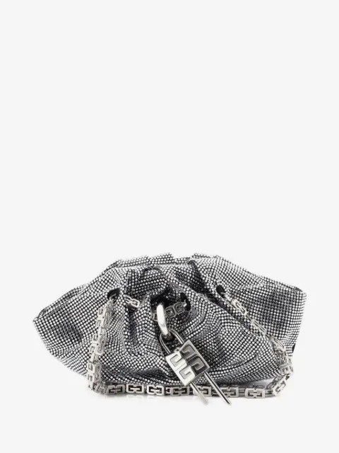 Givenchy Pre-Owned Kenny Crystal Embellished Satin Mini shoulder bag