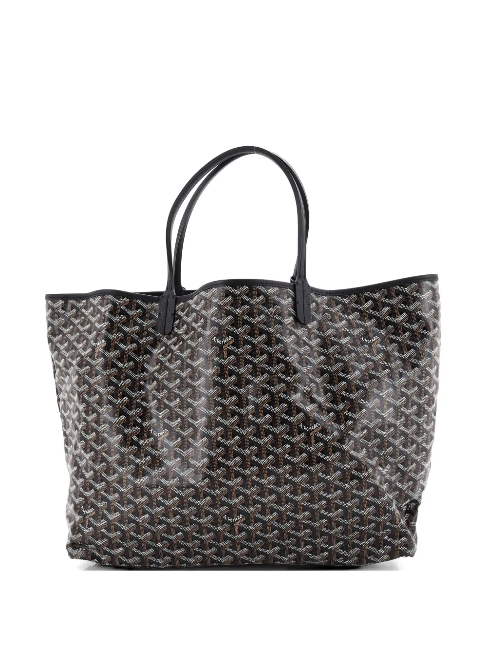 Goyard Pre-Owned Borsa tote Saint Louis GM in tela cerata - Nero