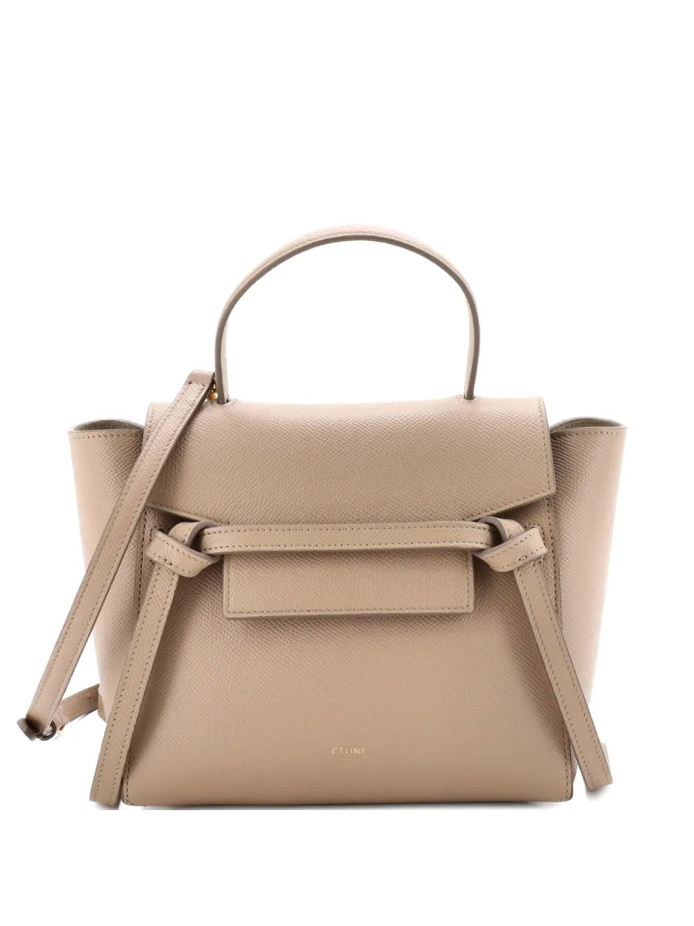 Celine Pre-Owned Belt Bag Textured Leather Nano shoulder bag - Toni neutri