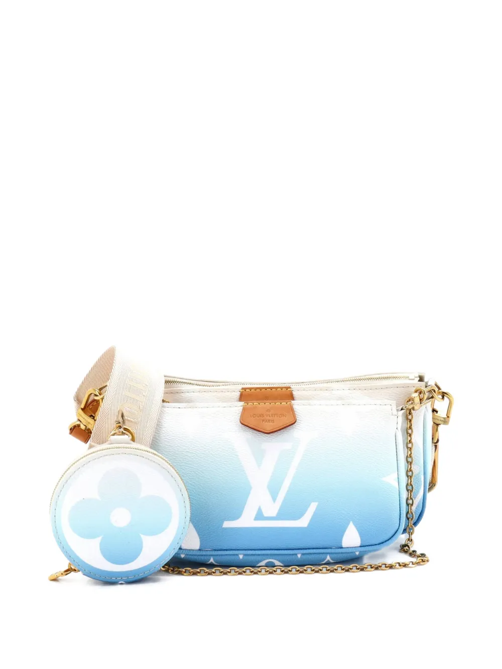 Louis Vuitton Pre-Owned Multi Pochette Accessoires By The Pool Monogram Giant crossbody bag - Blu