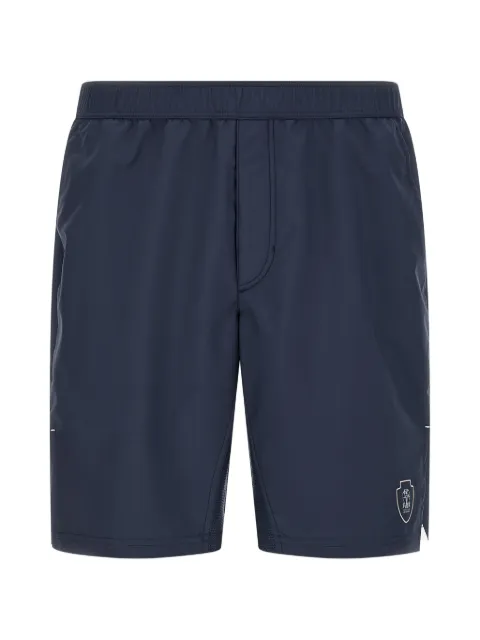 Brunello Cucinelli contrasting embroidery bermuda shorts