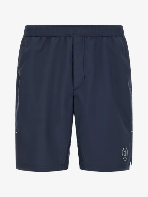 Brunello Cucinelli contrasting embroidery bermuda shorts