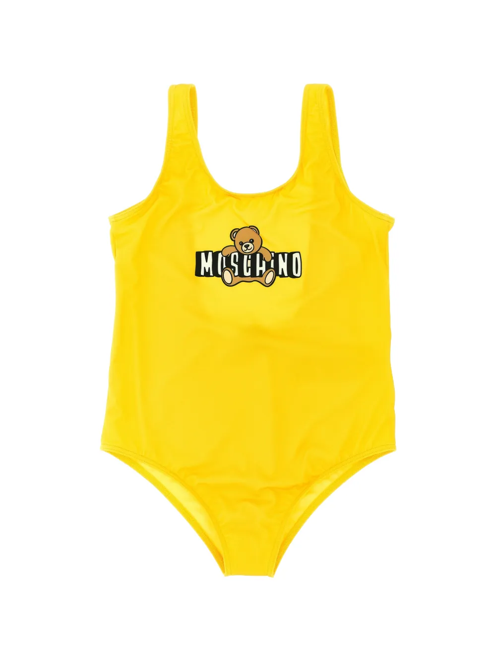 Moschino Kids teddy bear-print swimsuit - Giallo
