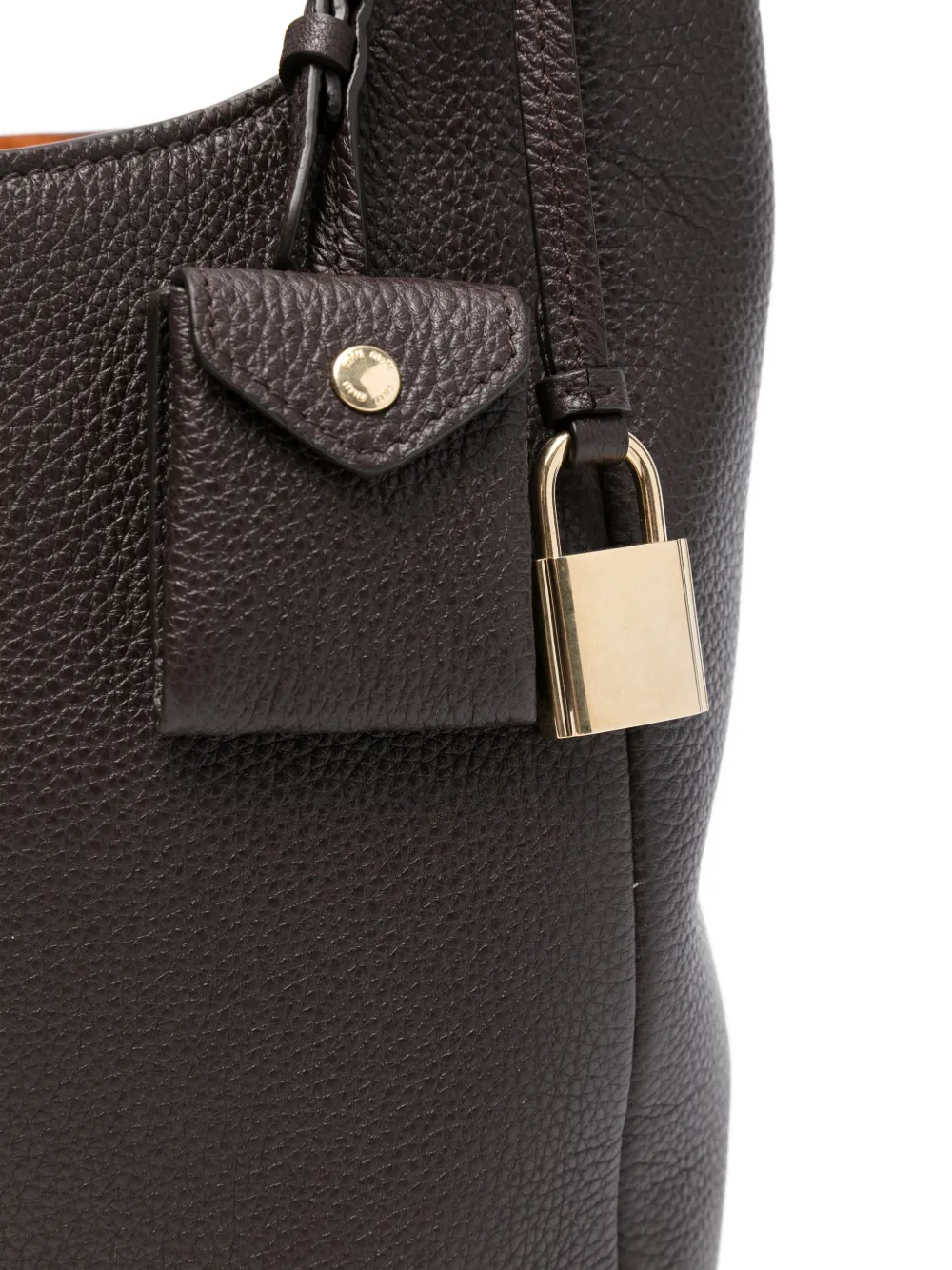 Miu Schoudertas met logopatch Bruin