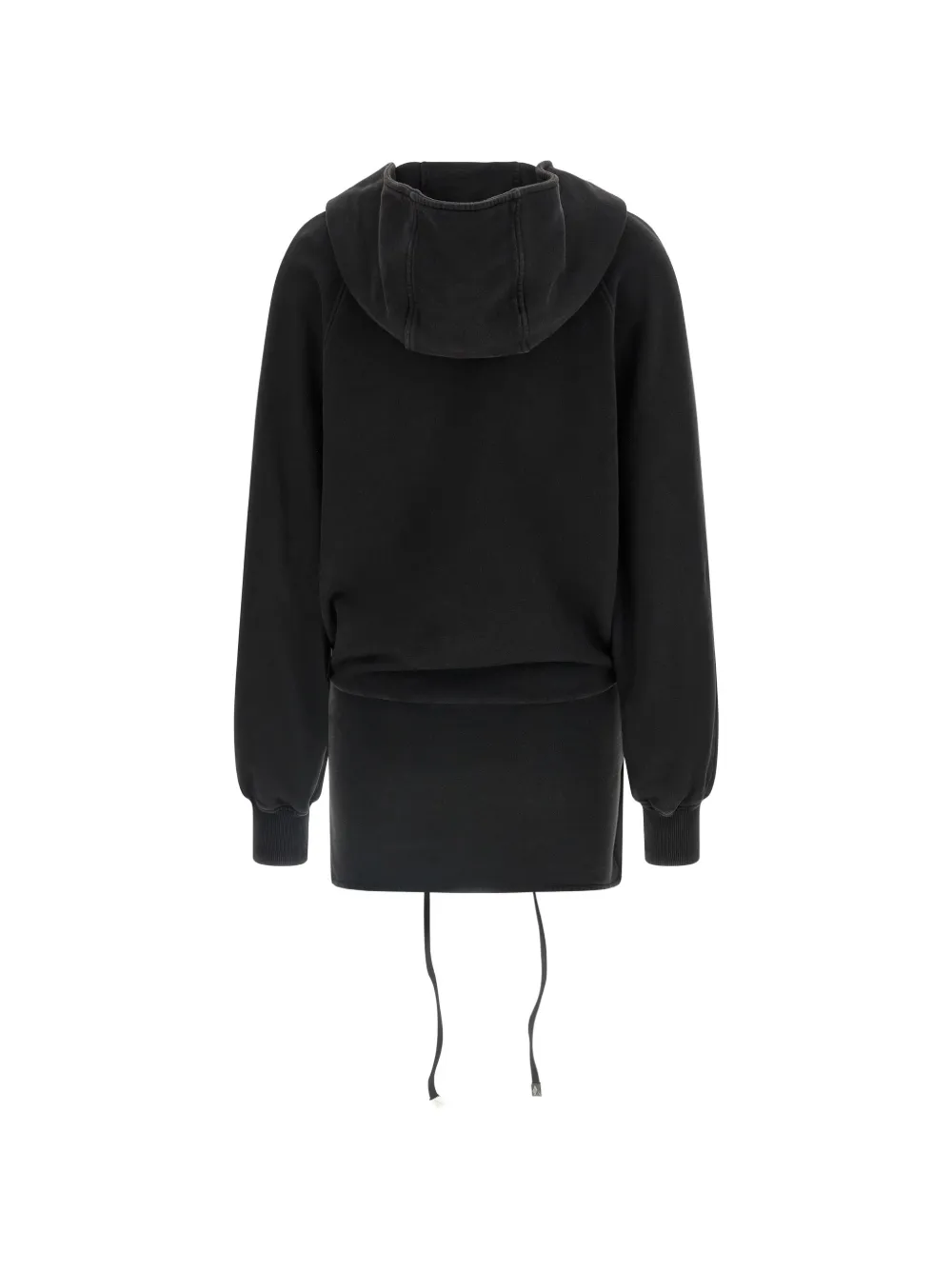 The Attico Jurk met capuchon Zwart