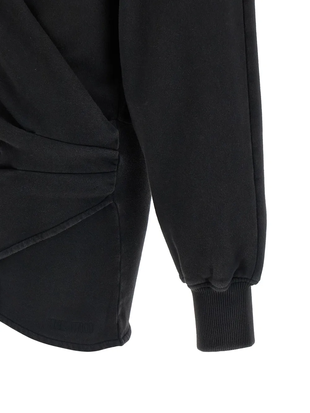 The Attico Jurk met capuchon Zwart
