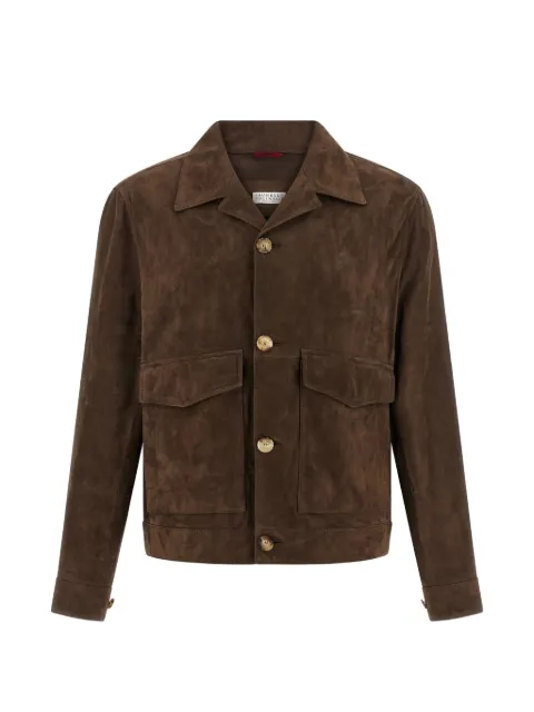 Brunello Cucinelli suede jacket