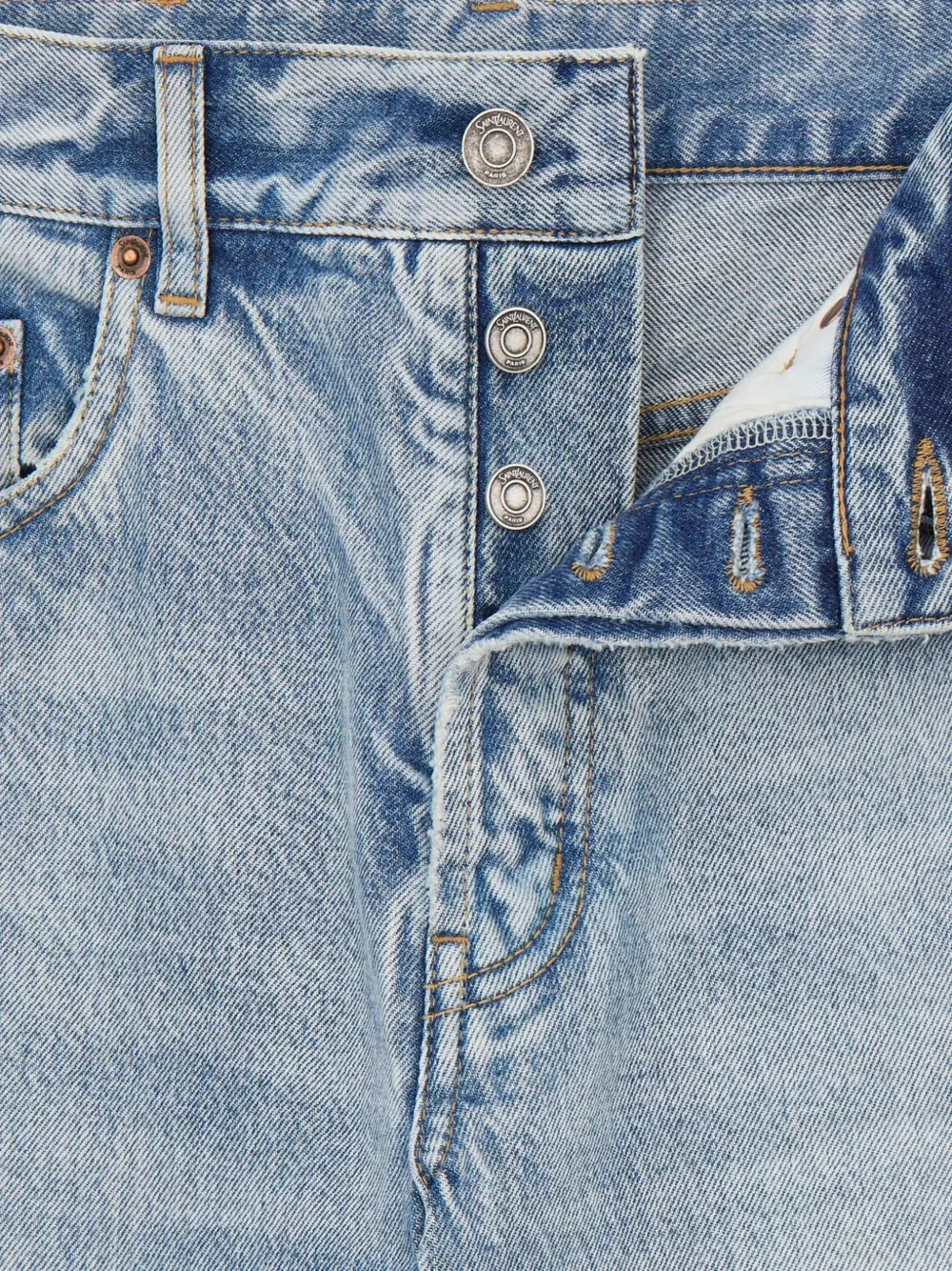  Saint Laurent High-waist Jeans - Blue 