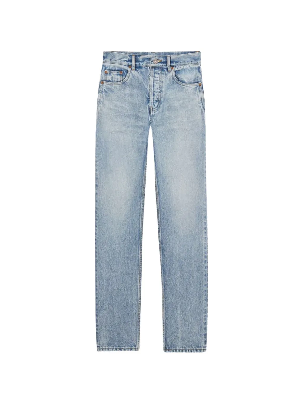 Saint Laurent Jeans mit hohem Bund - Blau