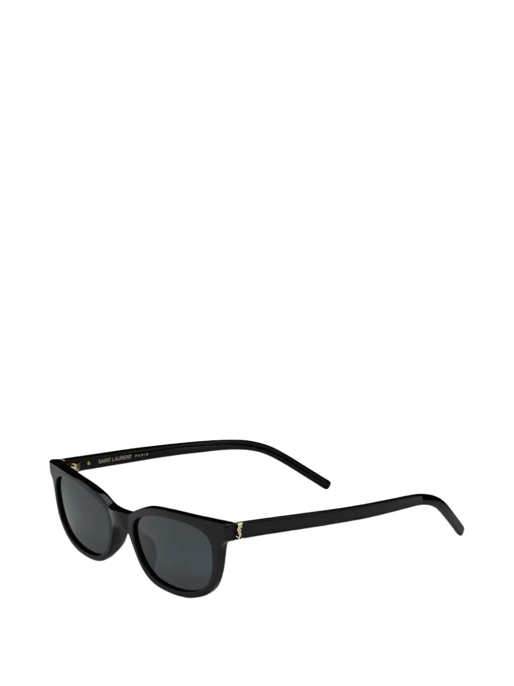 Saint Laurent Eyewear Zonnebril met rechthoekig montuur Zwart