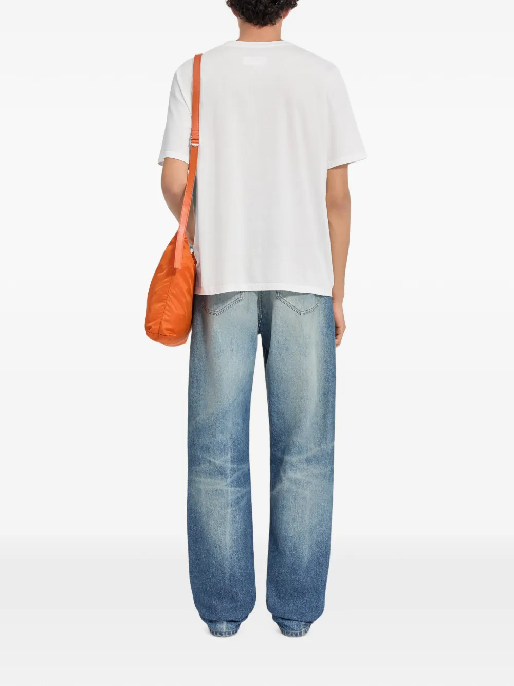 MM6 Maison Margiela T-shirt met logoprint Beige