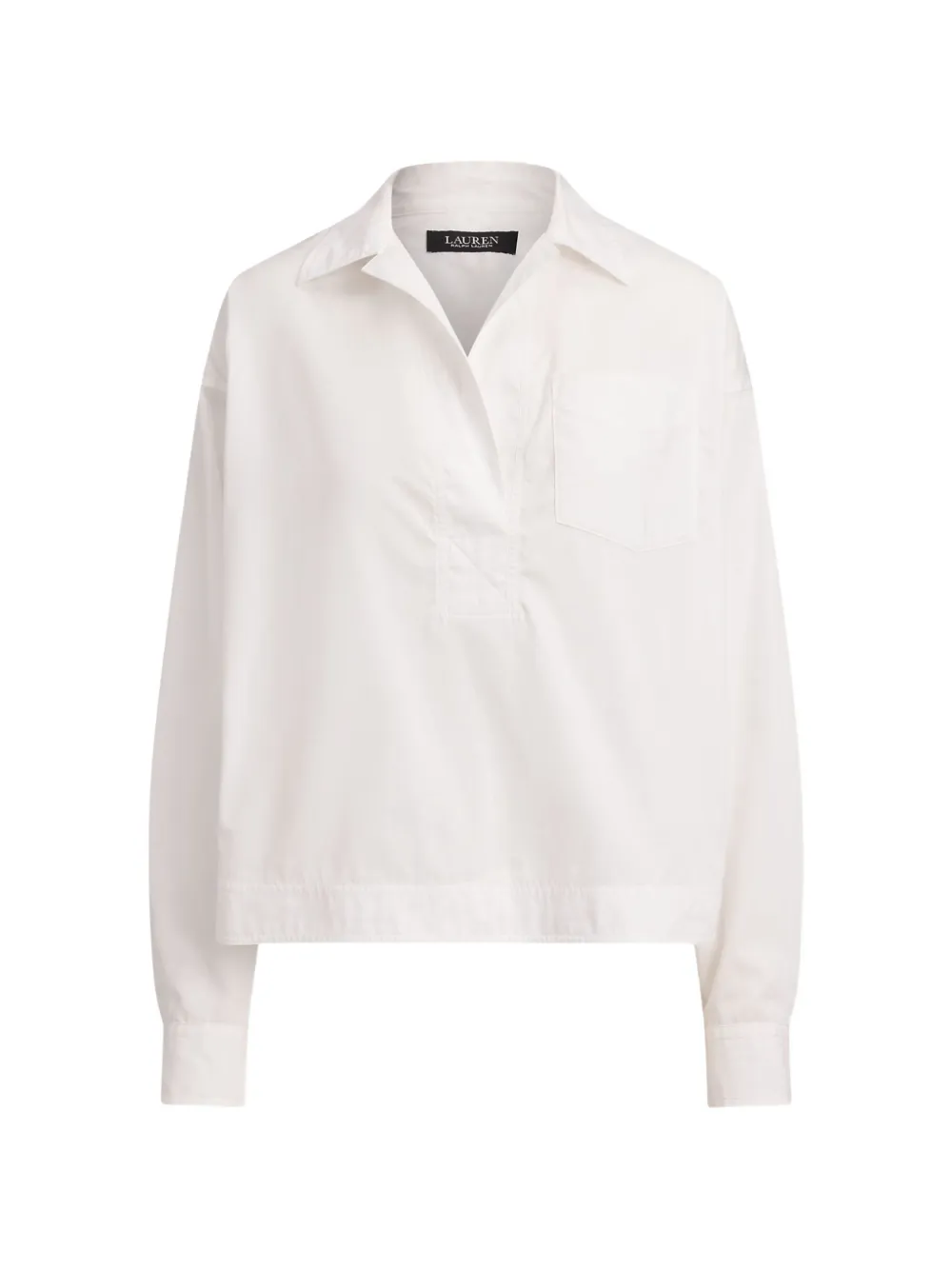Lauren Ralph Lauren collar pocket shirt - Bianco