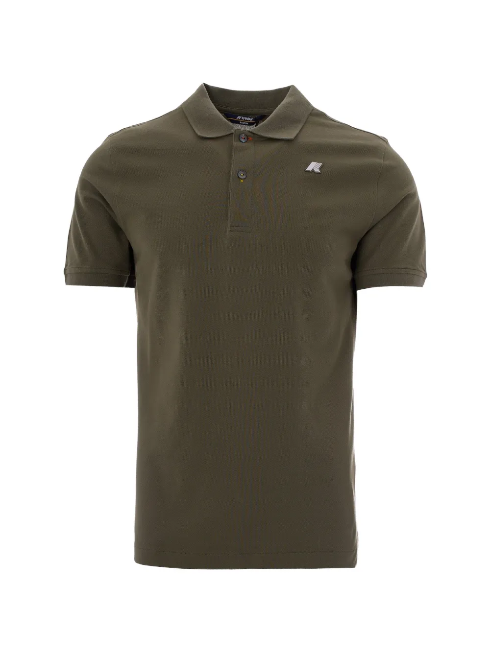 K-Way logo-patch polo shirt - Verde