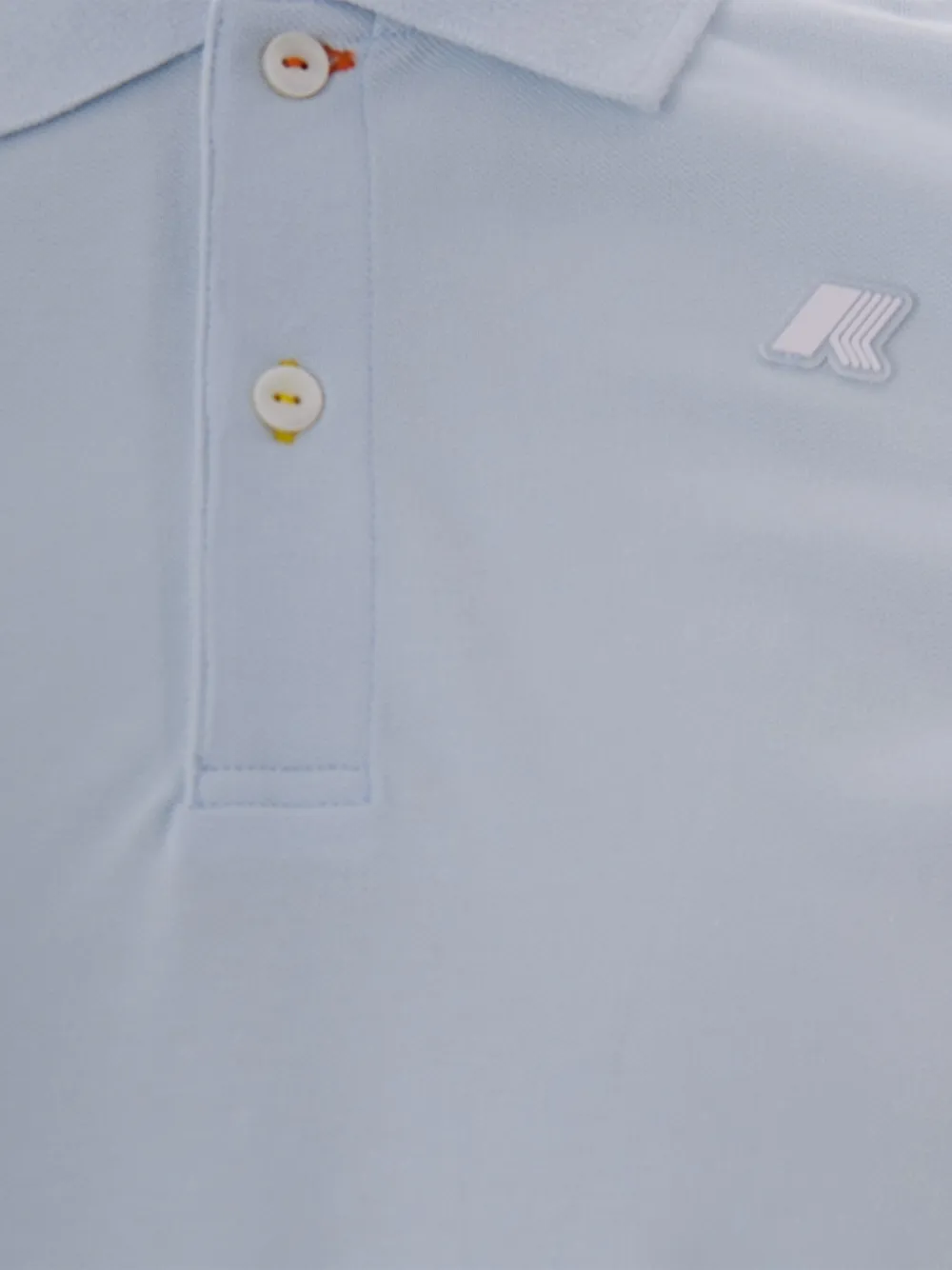 K-Way Poloshirt met logo-applicatie Blauw