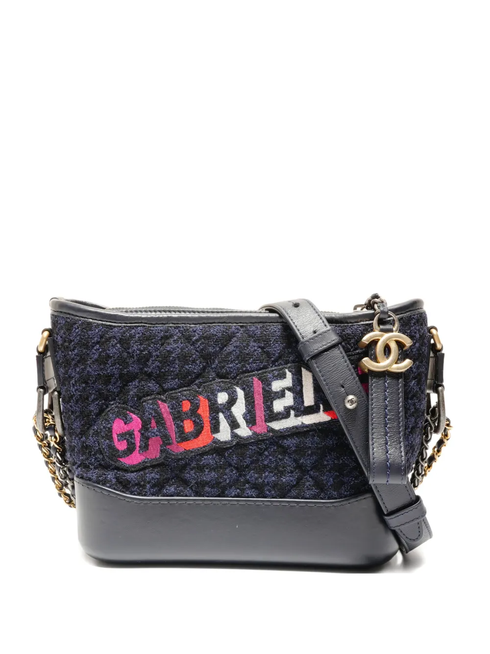 CHANEL Pre-Owned 2017 Gabrielle shoulder bag - Blu