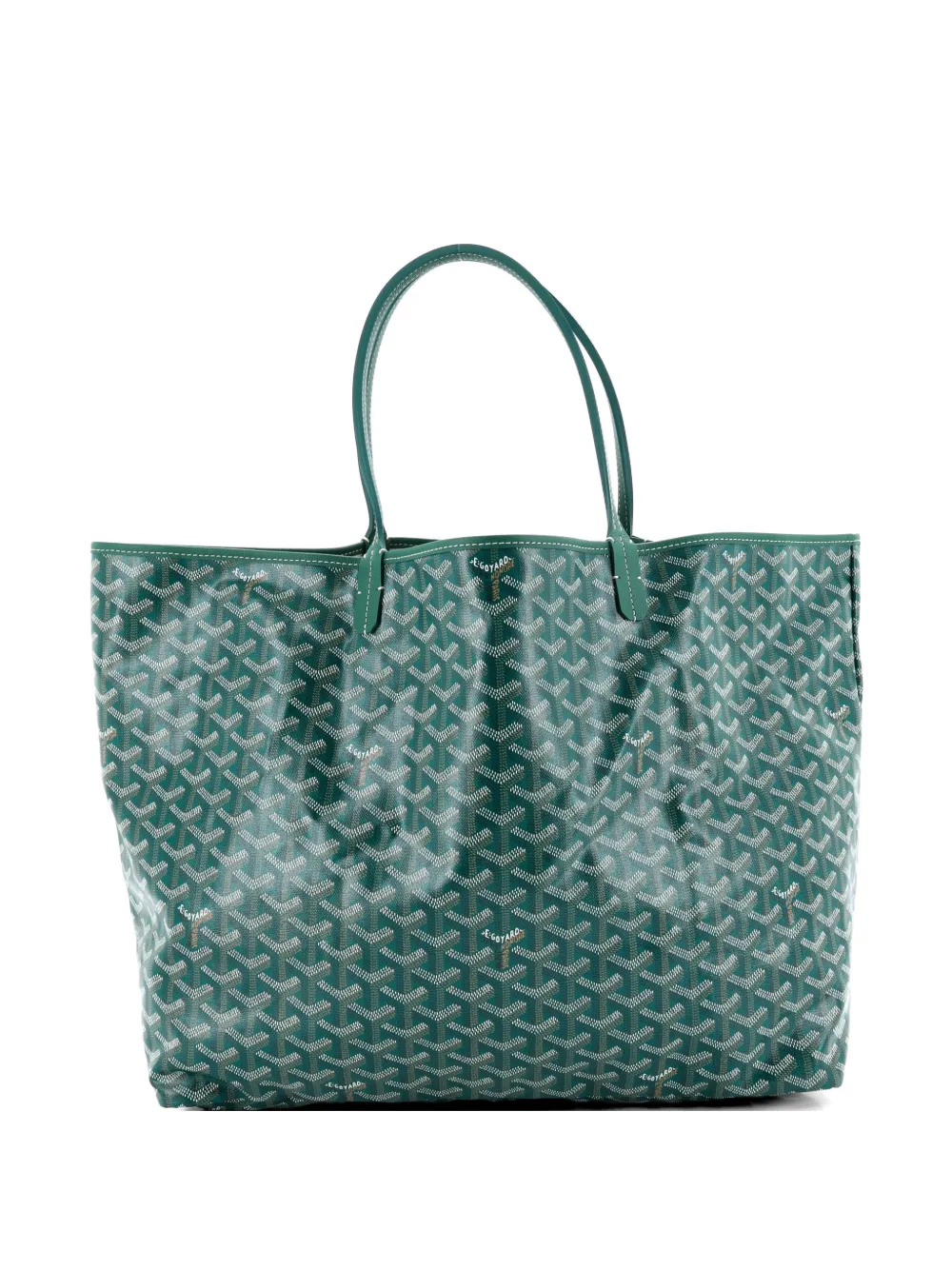 Goyard Pre-Owned Borsa tote Saint Louis GM in tela cerata - Verde