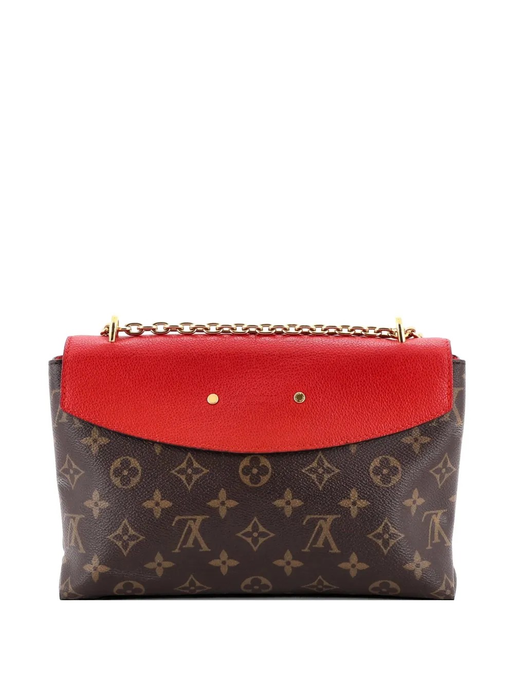 Louis Vuitton Pre-Owned Borsa a mano Saint Placide in pelle e tela con monogramma - Marrone