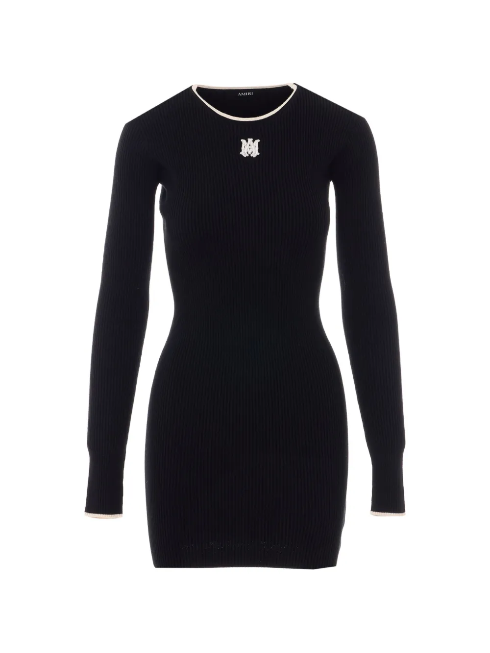 AMIRI embroidered-logo mini dress - Nero