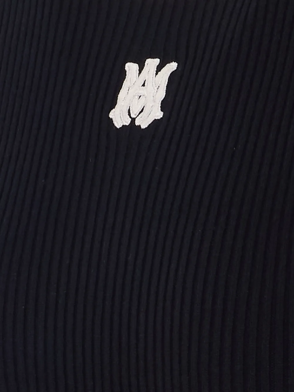 AMIRI Mini-jurk met geborduurd logo Zwart