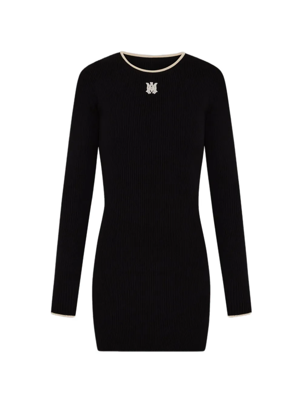 AMIRI Mini-jurk met geborduurd logo Zwart