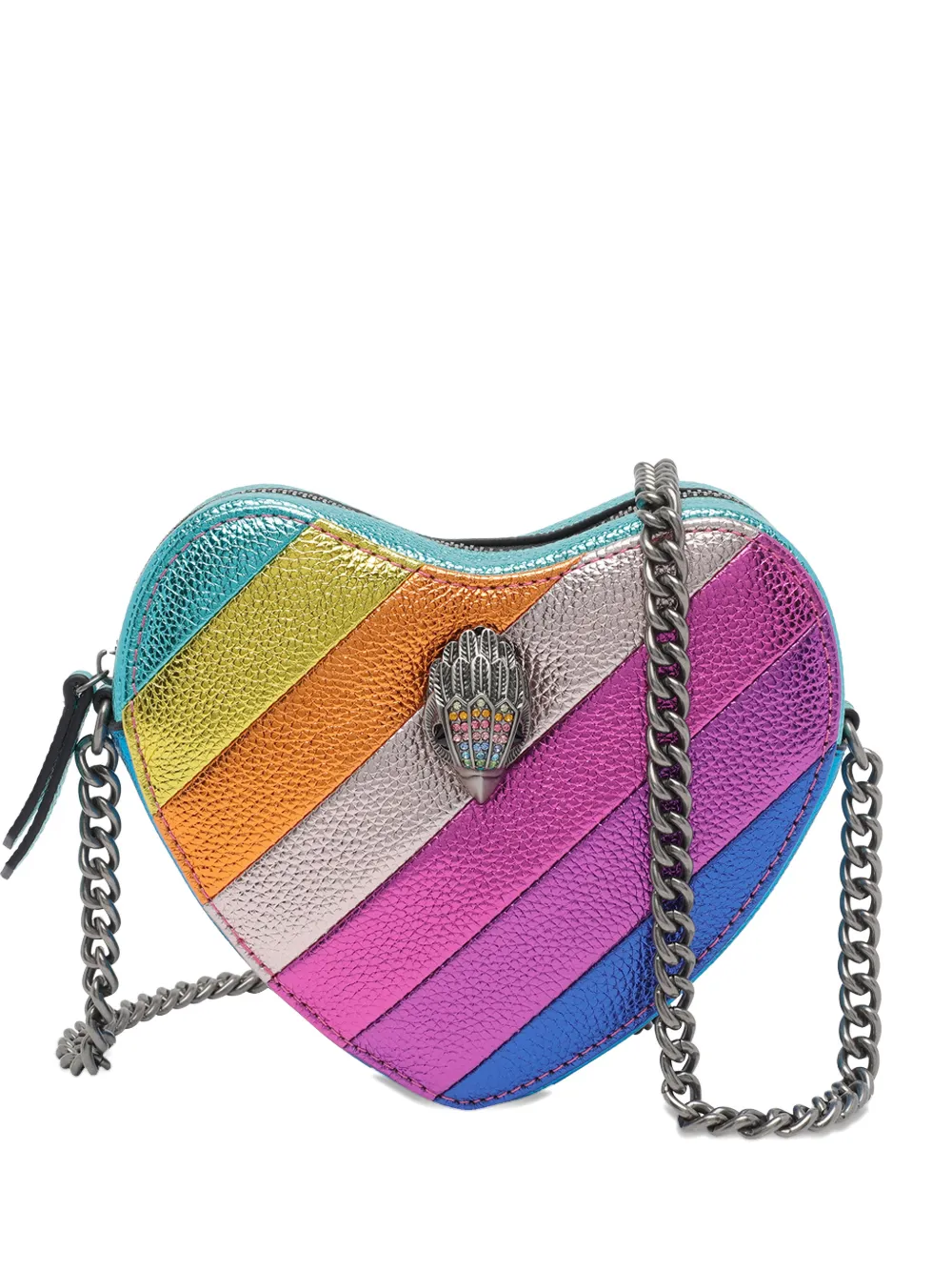 Kurt Geiger London heart chain shoulder bag - Blu