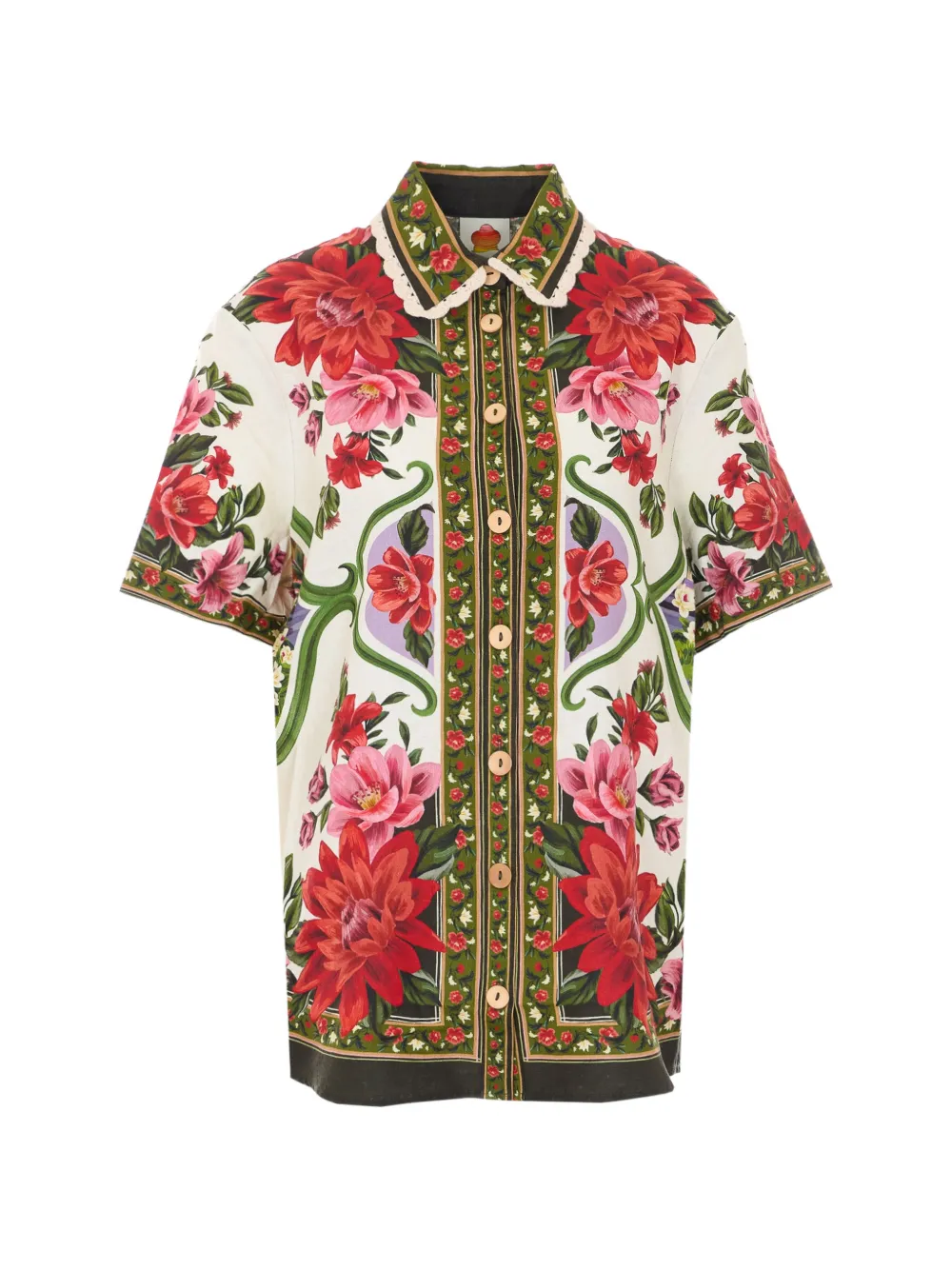 FARM Rio Wonder Rio floral shirt - Toni neutri