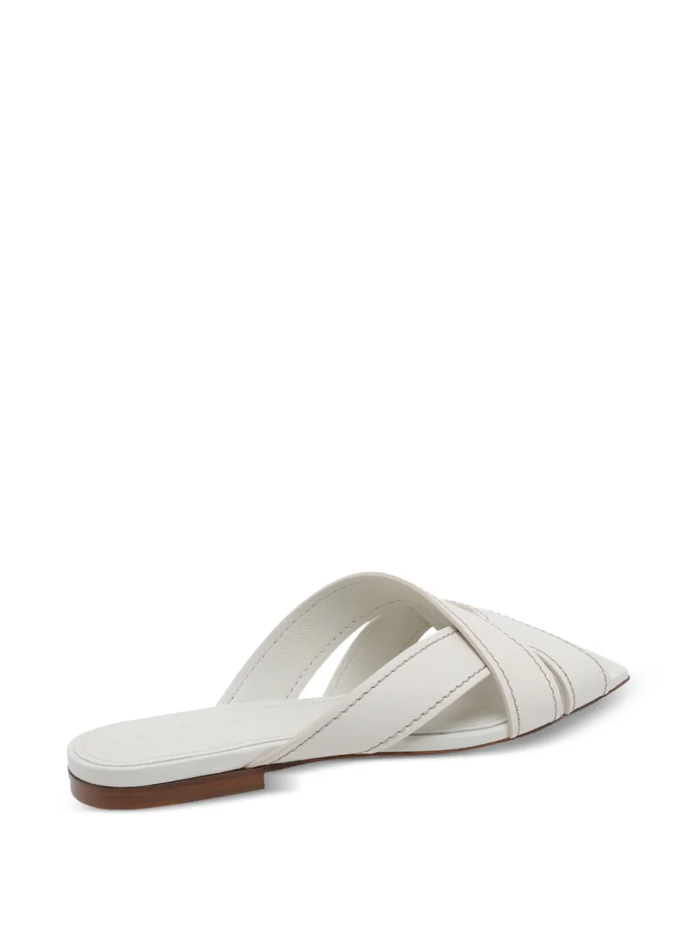  Tod's Square Sandals - White 
