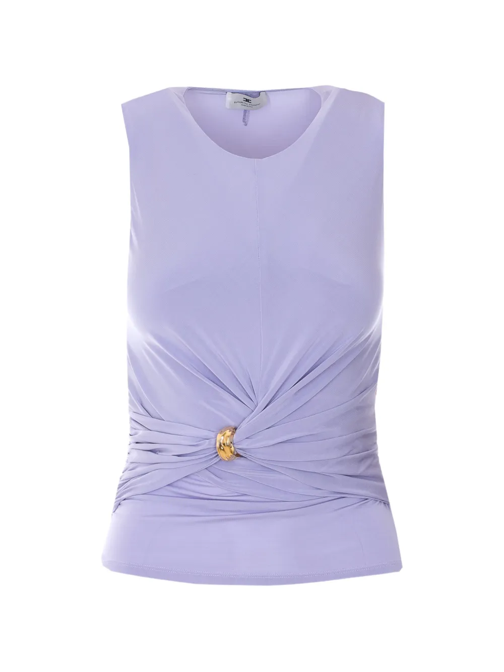 Elisabetta Franchi knot detail blouse - Purple