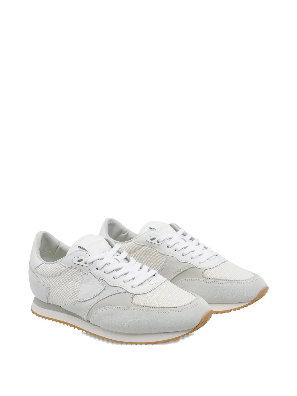 Philippe Model Paris Blville suede low sneakers Wit