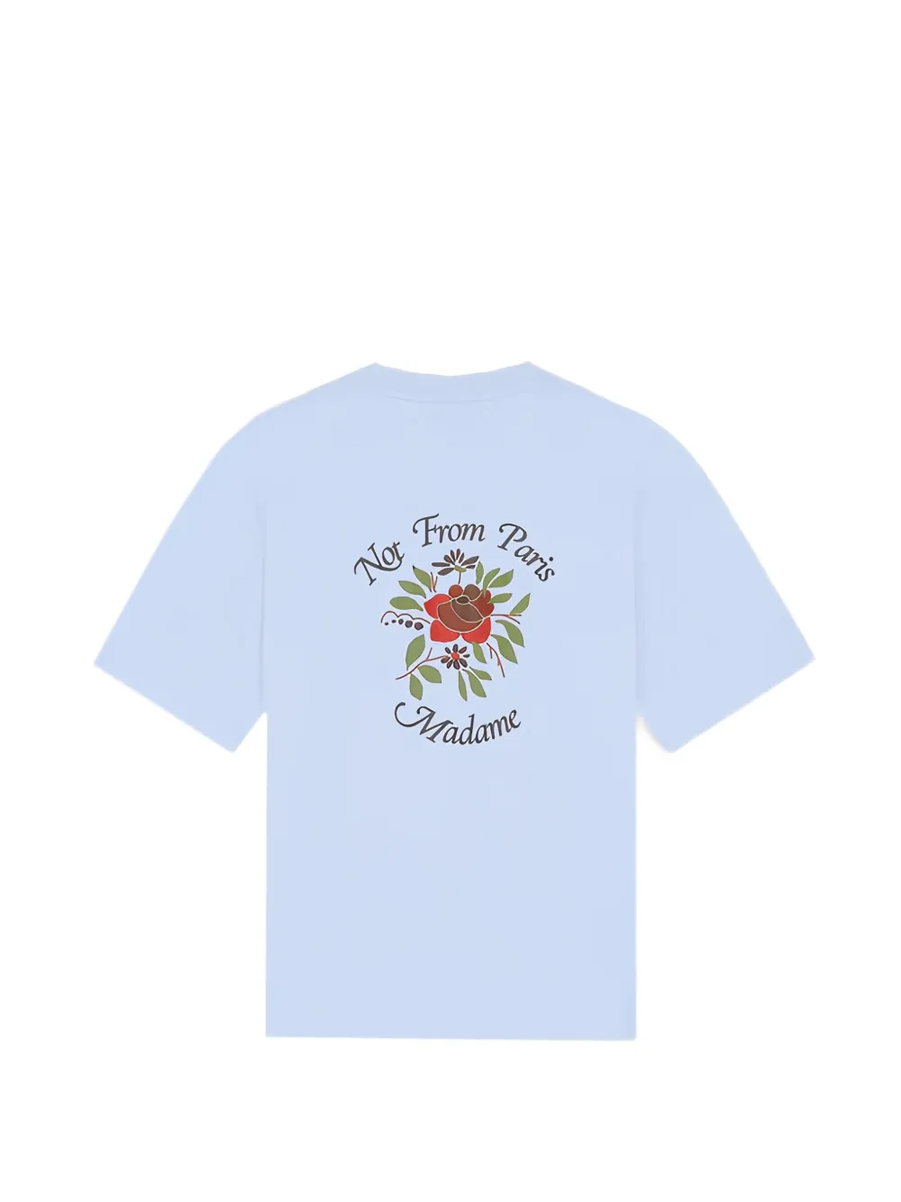Drôle De Monsieur T-shirt met print Blauw