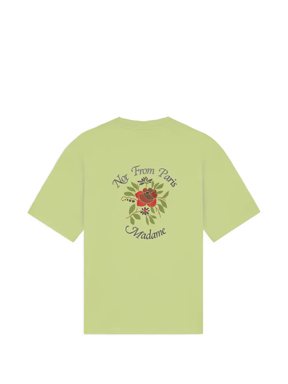 Drôle De Monsieur T-shirt met print Groen